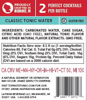 Top Note - Classic Tonic Water (16-pack) - Double Gold-Medal Winner
