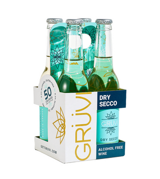 Grüvi - Dry Secco Non-Alcoholic Wine (4 Pack)