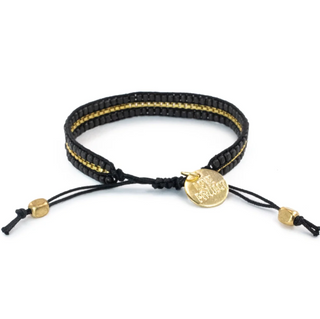 Love Is Project - Diwali Bracelet Chain (Black/Gold)