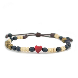 Love Is Project - Tagua Heart Bracelet