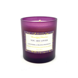 Meaningful Mantras - Luxe Coconut Wax Candle - Lavender & Orange Blossom "You Are Loved"