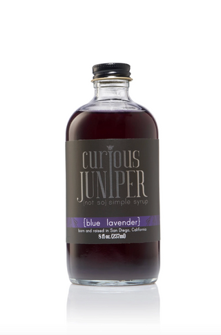 Curious Juniper - Natural Simple Syrups - Blue Lavender