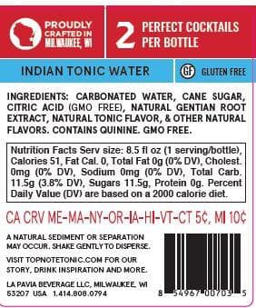Top Note - Indian Tonic Water (16-pack) - Sofi Award Winner