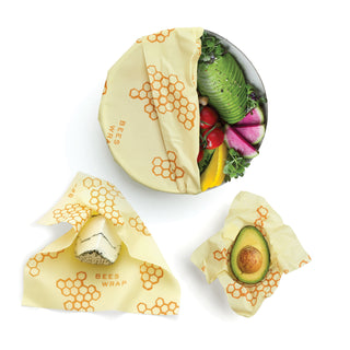 Beeswax Reusable Food Wraps (Assorted 3 Pack) - Bee's Wrap