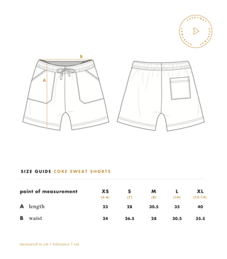 Everyway - Core Sweat Shorts (Black)