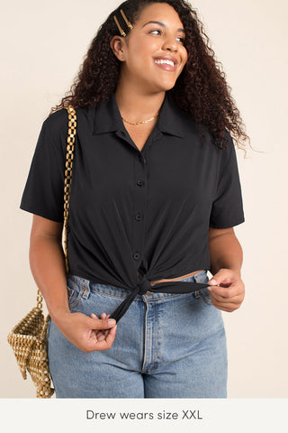 Wayre - Button Up Crop