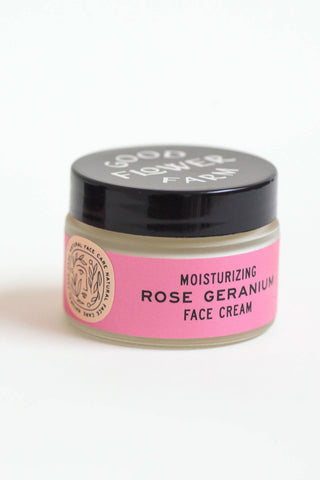 Rose Geranium Face Cream - Good Flower Farm